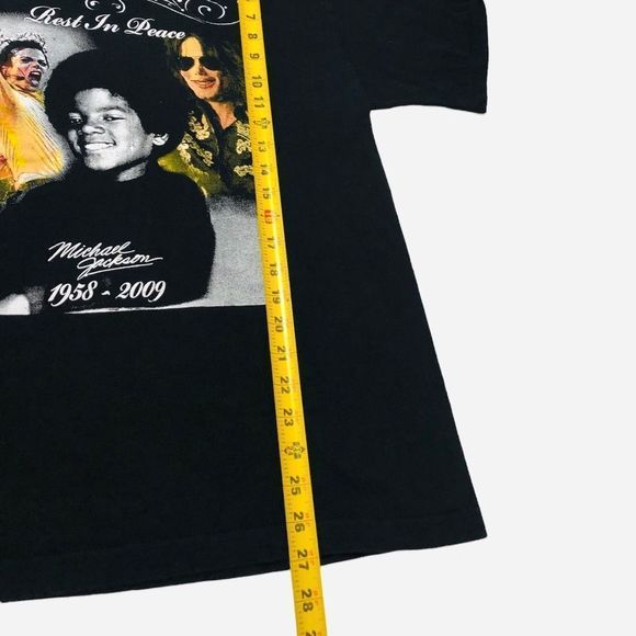 Vintage MICHAEL JACKSON in Memory 1958-2009 Shirt Large King of Pop. - Picture 7 of 8